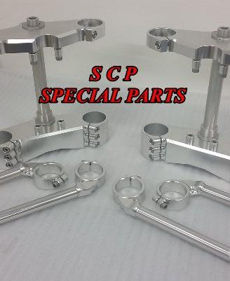 Honda vtr sp 1 sp 2 piastre di sterzo ricavate cnc