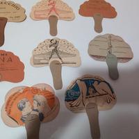 32 ventaglietti in cartone cinema vintage 