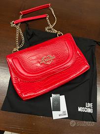 Borsa Love Moschino Rossa stampa cocco - Originale