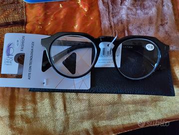 occhiali premontati da lettura nuovi neri