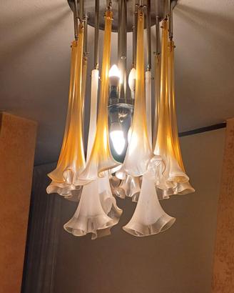  Lampadario.     Le Calle. Di Venini 