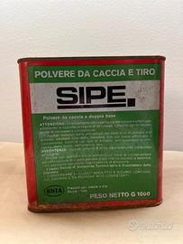 Scatola in latta vintage SIPE 1000GR