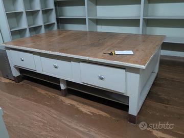 TAVOLO ISOLA CUCINA 250x150 BANCO ANTICO