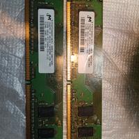 Coppia RAM Micron 1GB (2x512MB) DDR2 667 MHz PC2-5