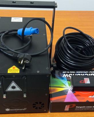 LASWER 10W RGB + SOFTWARE CONTROLLO PANGOLIN