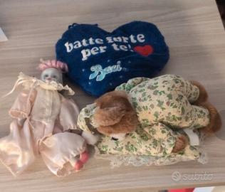 Lotto Vintage Anni 90/2000 cuore+pierrot+orsetto
