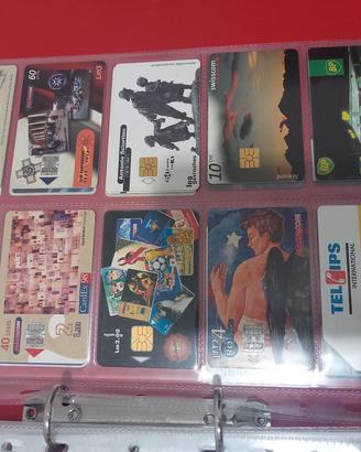 Schede telefoniche estere.