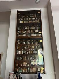 Mobile Espositore Bar Vintage+200 Bottiglie Mignon