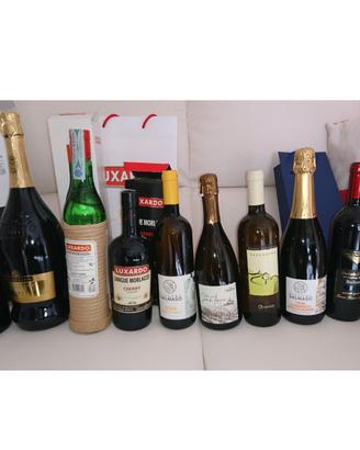 LOTTO 10 VINI LIQUORI PRESTIGIOSI TUTTO 100€