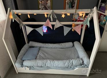 Lettino Montessori a casetta linea Lib. Star PICCI