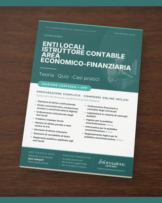 Manuale Concorso Istruttore Contabile Completa
