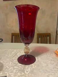 Vaso in vetro di Murano