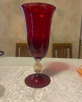 Vaso in vetro di Murano