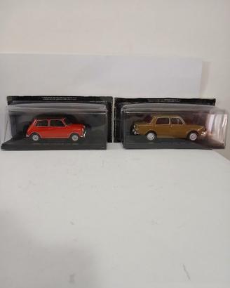 Lotto modelli 1:24 Mini Cooper + Simca 1000 nuovi.