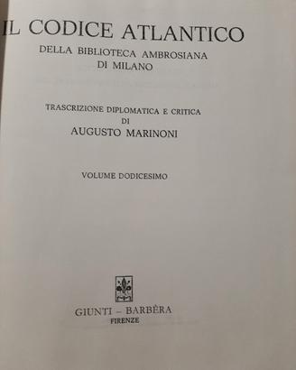 Il codice Atlantico di Leonardo da Vinci ed Giunti