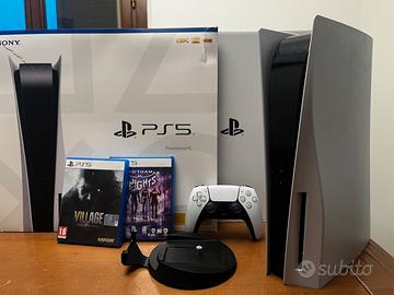 PS5 Disc Edition + 2 Giochi + Accessori