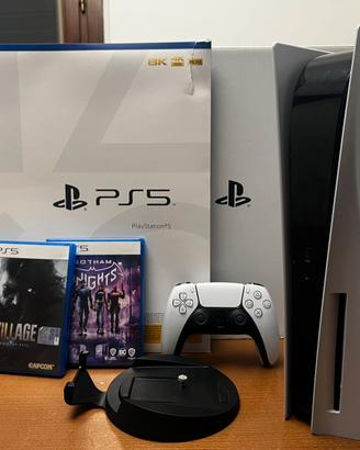 PS5 Disc Edition + 2 Giochi + Accessori