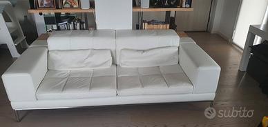 divano in pelle 3 posti