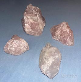 Pietre quarzo rosa decorazione acquario