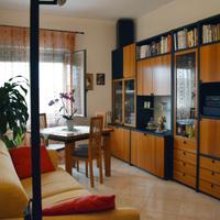 Soggiorno componibile in legno impiallacciato noce