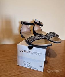 Sandali neri Janet Sport n. 38