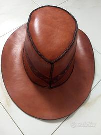 Cappello cuoio cowboy