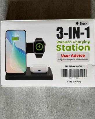 Stazione di ricarica wireless 3-in-1