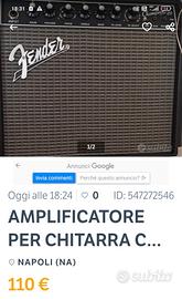 Fender Champion 20
Ampli Combo per chitarra elet.