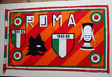 Bandiera A.S. ROMA rarissima scudetto 1983