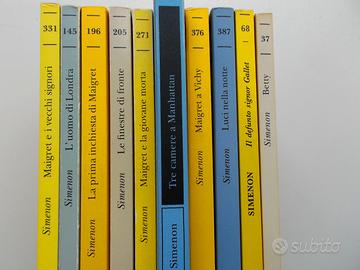 11 Libri ADELPHI + 10 Libri ADELPHI Simenon