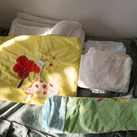 Lenzuola felpate e piumino con copripiumino da let