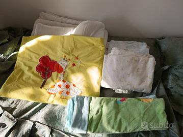 Lenzuola felpate e piumino con copripiumino da let