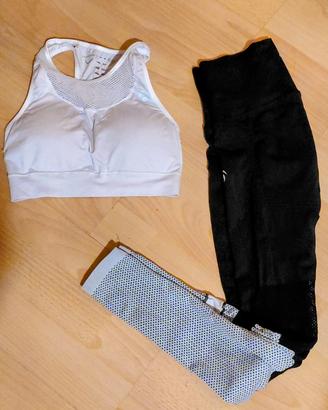 completo sportivo Fitness donna push up