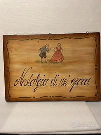 INSEGNA VINTAGE-NOSTALGIA DI UN'EPOCA