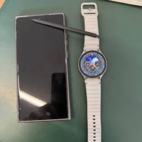 samasung s23 ultra con smartwatch galaxy s6