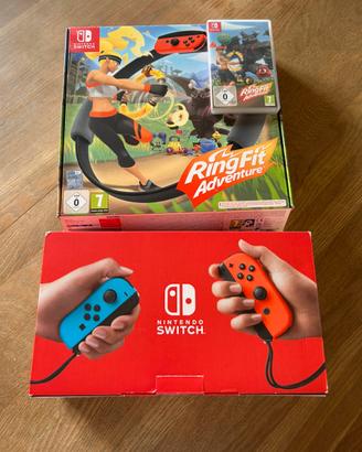 Nintendo Switch + RingFit Adgenture