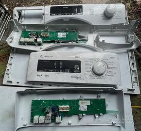 Scheda e mascherina touch per lavatrice candy