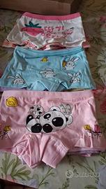 Set di 12 mutandine da bambina