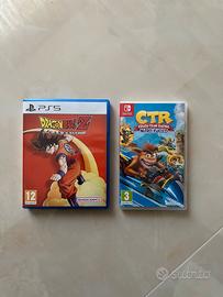 Dragon Ball Kakarot (PS5) + Crash CTR (Switch)