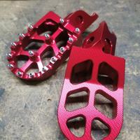 Pedane maggiorate CNC anodizzate per Honda cr crf