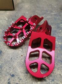 Pedane maggiorate CNC anodizzate per Honda cr crf