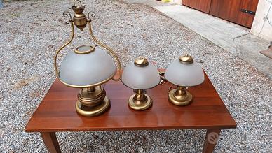 lampade in ottone