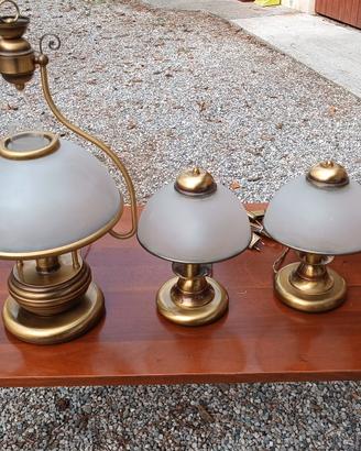 lampade in ottone