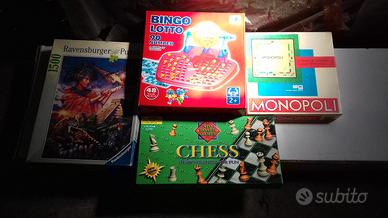 Lotto di giochi da tavolo vintage