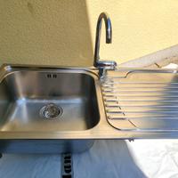LAVELLO FRANKE + RUBNETTO con MISCELATORE