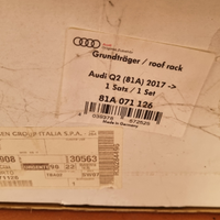 Barre portatutto Audi Q2 originali