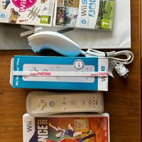 Nintendo Wii+3giochi, 2 telecomandi, 1 nunchuck