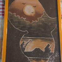 Quadro decorativo africa