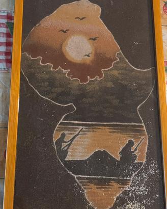 Quadro decorativo africa