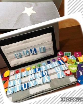 "Il mio primo Notebook" Quiet Book